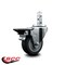 Service Caster 3.5'' Thermoplastic Rubber Swivel 3/4'' Square Stem Caster with Brake SCC-SQ20S3514-TPRB-PLB-34 - alternate 3